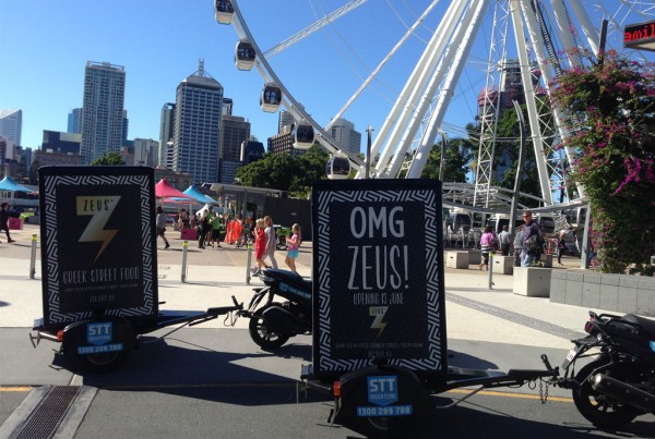 ZSG use Scooter Advertising Gold Coast